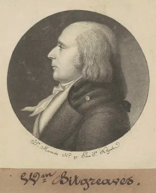 John Sitgreaves, by Charles B. J. Févret de Saint-Mémin