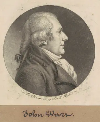 John Wart, by Charles B. J. Févret de Saint-Mémin