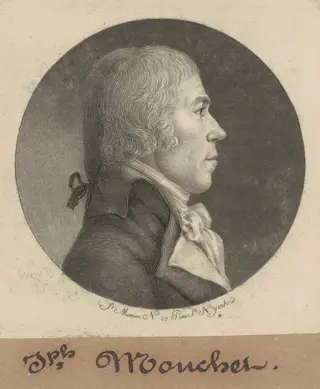 Joseph Mouchet, by Charles B. J. Févret de Saint-Mémin