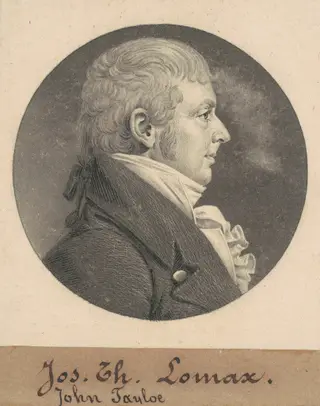 Landon Carter II, by Charles B. J. Févret de Saint-Mémin