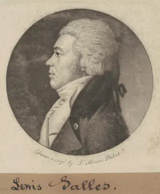 Lewis Salles, by Charles B. J. Févret de Saint-Mémin