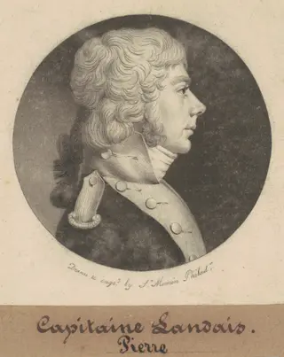 Louis Landais, by Charles B. J. Févret de Saint-Mémin