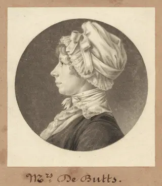 Marianne Welby DeButts, by Charles B. J. Févret de Saint-Mémin