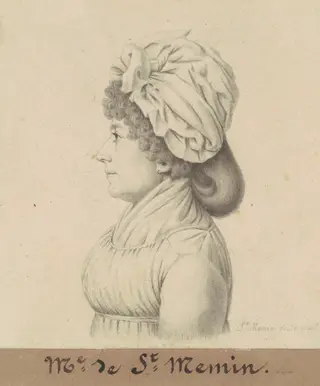 Marie-Victoire Févret de Saint-Mémin, by Charles B. J. Févret de Saint-Mémin