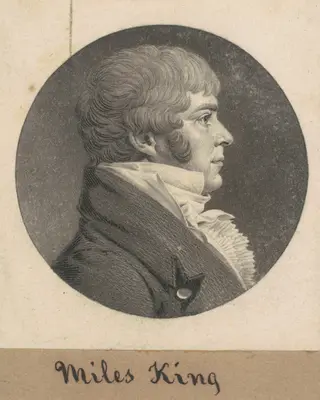 Miles King, Jr., by Charles B. J. Févret de Saint-Mémin