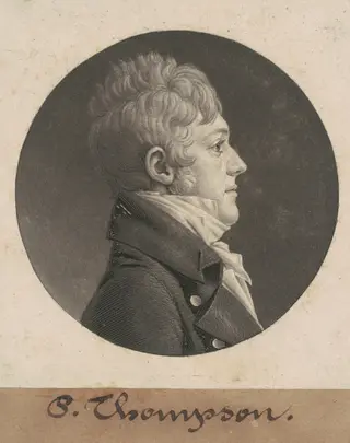 P. Thompson, by Charles B. J. Févret de Saint-Mémin