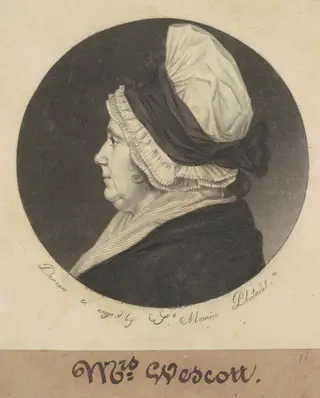 Patience Story Wescott, by Charles B. J. Févret de Saint-Mémin
