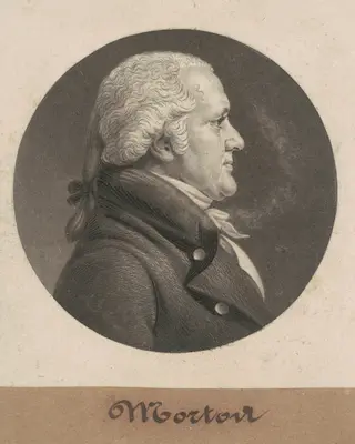 Perez Morton, by Charles B. J. Févret de Saint-Mémin
