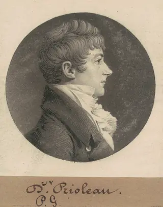 Philip Gendron Prioleau, by Charles B. J. Févret de Saint-Mémin