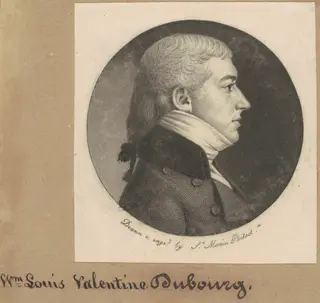 Pierre François DuBourg, by Charles B. J. Févret de Saint-Mémin, 1800