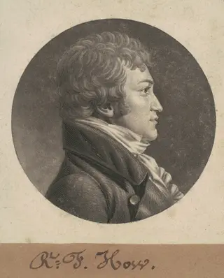 Robert F. How, by Charles B. J. Févret de Saint-Mémin