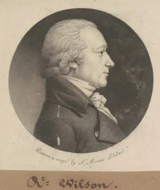 Robert Wilson, by Charles B. J. Févret de Saint-Mémin