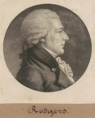 Rodgers, by Charles B. J. Févret de Saint-Mémin