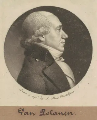 Roger Gerard Van Polanen, by Charles B. J. Févret de Saint-Mémin