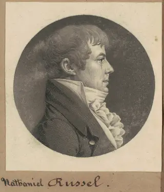 Russell, by Charles B. J. Févret de Saint-Mémin