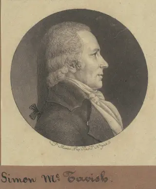 Simon McTavish, by Charles B. J. Févret de Saint-Mémin
