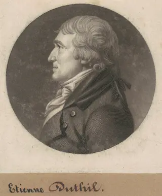 Stephen Dutilh, by Charles B. J. Févret de Saint-Mémin