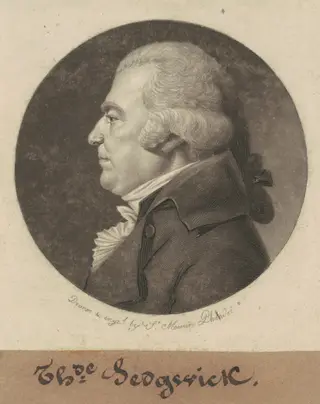 Theodore Sedgwick, by Charles B. J. Févret de Saint-Mémin