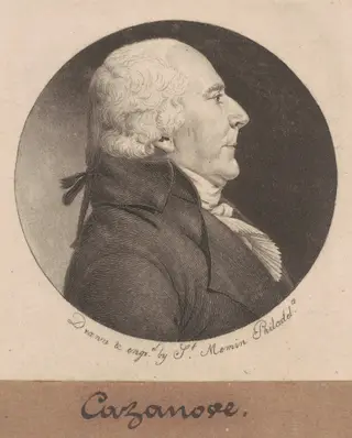 Théophile Cazanove, by Charles B. J. Févret de Saint-Mémin