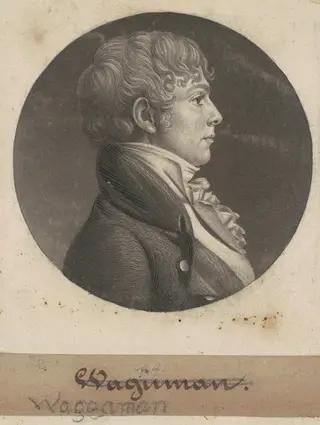 Thomas Ennalls Waggaman, by Charles B. J. Févret de Saint-Mémin
