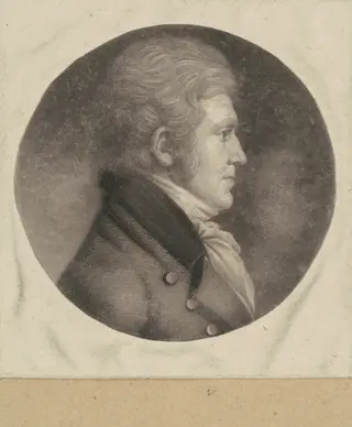 Unidentified Man, by Charles B. J. Févret de Saint-Mémin