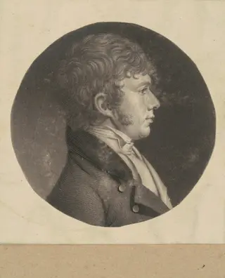 Unidentified Man, by Charles B. J. Févret de Saint-Mémin