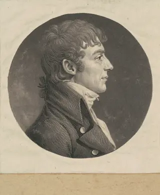 Unidentified Man, by Charles B. J. Févret de Saint-Mémin