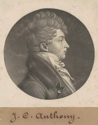 Unidentified Man, by Charles B. J. Févret de Saint-Mémin