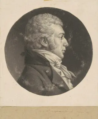Unidentified Man, by Charles B. J. Févret de Saint-Mémin