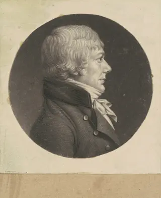 Unidentified Man, by Charles B. J. Févret de Saint-Mémin