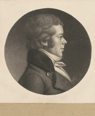 Unidentified Man, by Charles B. J. Févret de Saint-Mémin