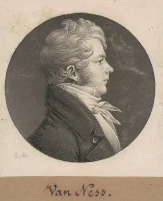 Van Ness, by Charles B. J. Févret de Saint-Mémin