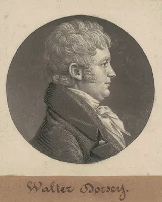 Walter Dorsey, by Charles B. J. Févret de Saint-Mémin