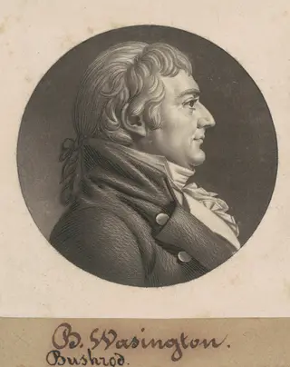 William Augustine Washington III, by Charles B. J. Févret de Saint-Mémin