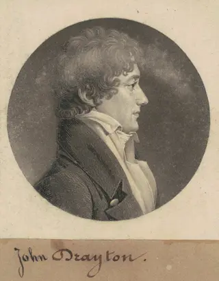 William Drayton, by Charles B. J. Févret de Saint-Mémin