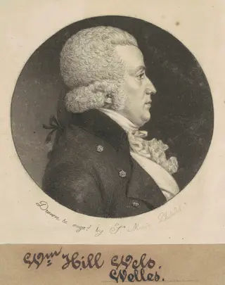 William Hill Wells, by Charles B. J. Févret de Saint-Mémin