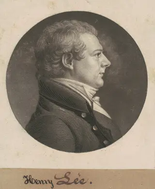 William Lee, by Charles B. J. Févret de Saint-Mémin