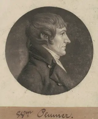William Plumer, by Charles B. J. Févret de Saint-Mémin