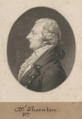 William Thornton, by Charles B. J. Févret de Saint-Mémin