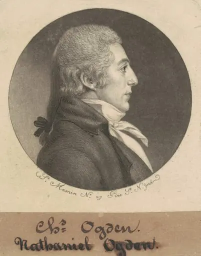 Abraham Ogden, Jr., by Charles Balthazar Julien Févret de Saint-Mémin