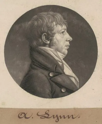 Adam Lynn, by Charles Balthazar Julien Févret de Saint-Mémin