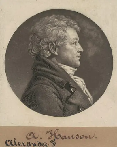 Alexander Contee Hanson, by Charles Balthazar Julien Févret de Saint-Mémin