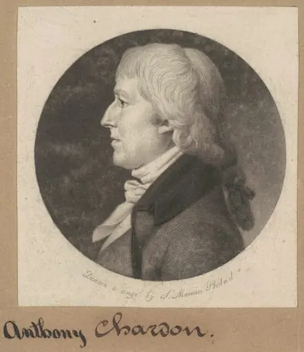Anthony Chardon, by Charles Balthazar Julien Févret de Saint-Mémin