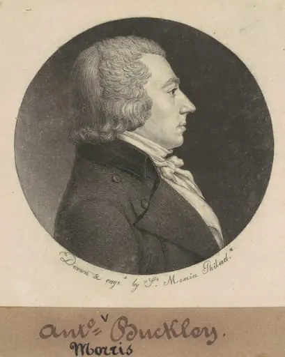Anthony Morris Buckley, by Charles Balthazar Julien Févret de Saint-Mémin