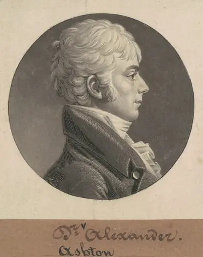 Ashton Alexander, by Charles Balthazar Julien Févret de Saint-Mémin