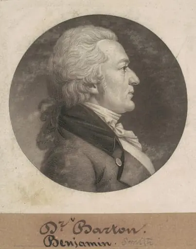 Benjamin Smith Barton, by Charles Balthazar Julien Févret de Saint-Mémin