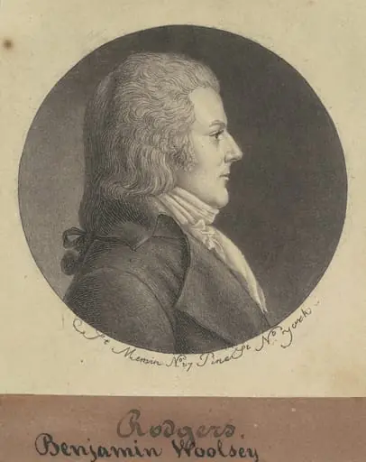 Benjamin Woolsey Rogers, by Charles Balthazar Julien Févret de Saint-Mémin