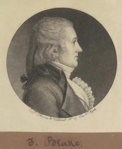 Blake, by Charles Balthazar Julien Févret de Saint-Mémin