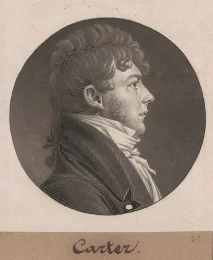 Carter, by Charles Balthazar Julien Févret de Saint-Mémin