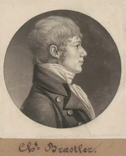 Charles Braestler, by Charles Balthazar Julien Févret de Saint-Mémin